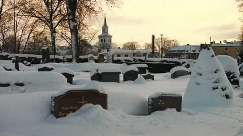 Cemetery Video stock 12206893