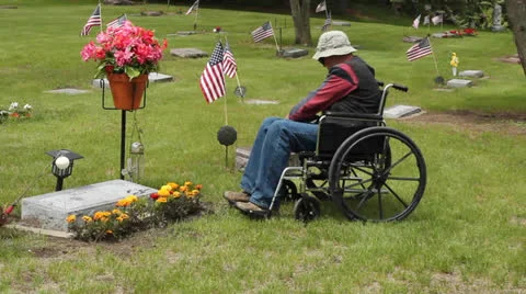 Cemetery Stock Footage 24577311