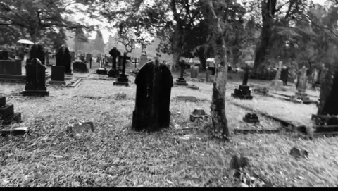 The Cemetery 库存影片 249337947