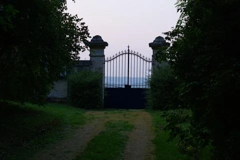 Cemetery gate Fotos de archivo