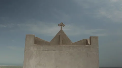 Cemetery Grave Yard, Empty Grave , Windy Stock Footage 47687452