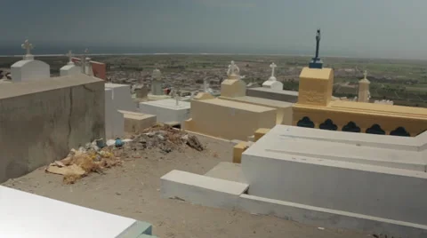 Cemetery Grave Yard Stock Footage 47687451