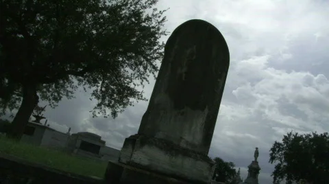 Cemetery Graves - 03 Stock-Footage 652555