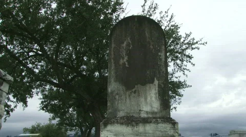 Cemetery Graves - 05 Stock Footage 652563