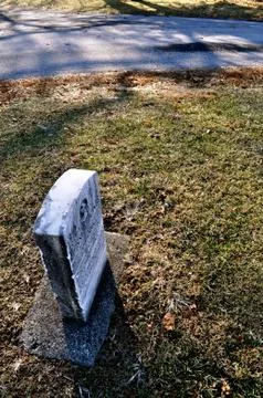 Cemetery headstone background Fotos Stock