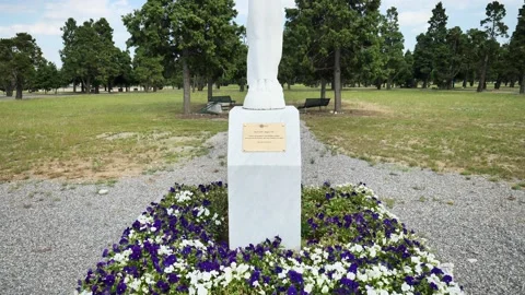 Cemetery of Milan Video stock 196143352