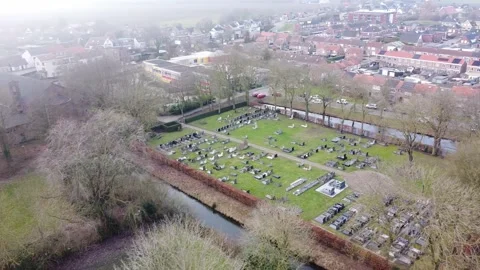 Cemetery in the Netherlands. 動画素材 301977092