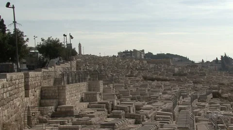The cemetery in the old town. Stock Footage 51561645