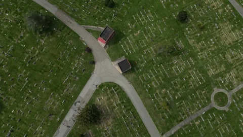 Cemetery in Pittsburgh Stock Footage 273822494