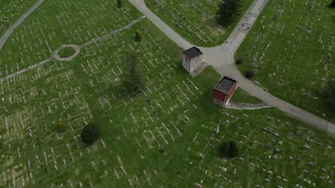 Cemetery in Pittsburgh Stock Footage 273822496