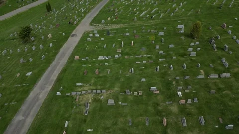 Cemetery in Pittsburgh Stock Footage 273822530