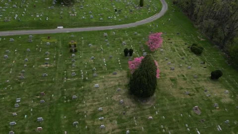 Cemetery in Pittsburgh Stock Footage 273822534