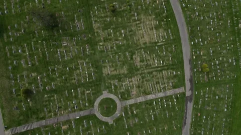 Cemetery in Pittsburgh Stock Footage 273822538