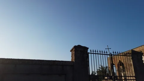 Cemetery sequence Stock Footage 117433718