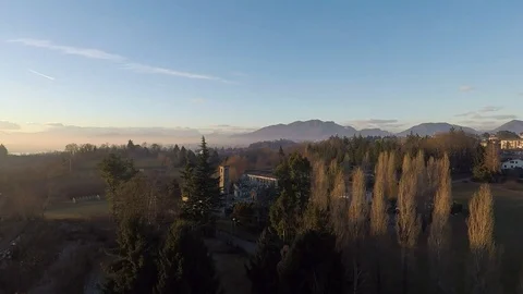 Cemetery skyview Video stock 83350056