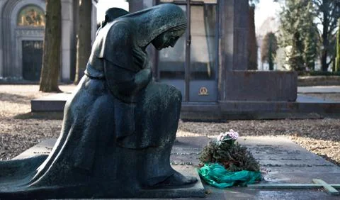Cemetery statue Foto stock