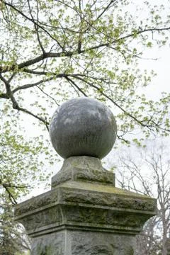 Cemetery statue Stock Photos