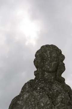Cemetery statue Stock Photos