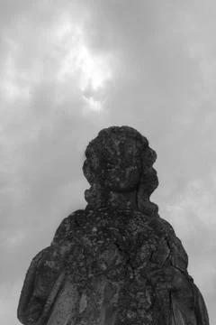 Cemetery statue Stock Photos
