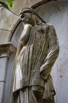 Cemetery statue Stock Photos