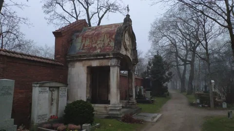 Cemetery wall 動画素材 168530021