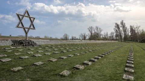 Cemetry in Terezin Stock Photos