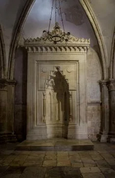 Cenacle, Upper Room, Last Supper Room in Jerusalem, Israel Stock Photos