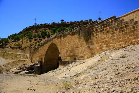 Cendere bridge in Turkey Stock Photos