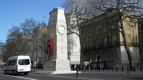 The Cenotaph, London Stock Footage 40264493