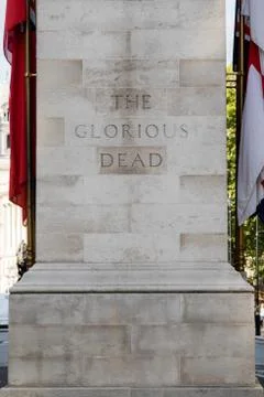 The Cenotaph, Whitehall. Stock Photos
