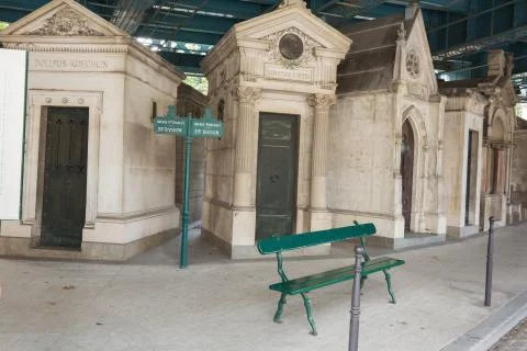 Cenotaphs under the bridge Stock Photos