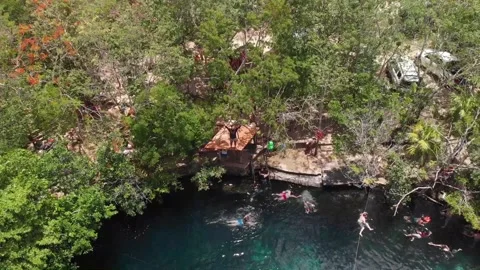 Cenote cancun Stock Footage 130423215