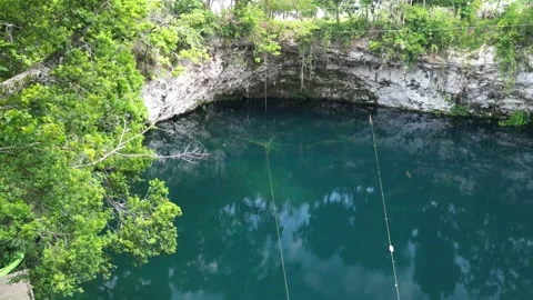 Cenote natural pool 11 Stock-Footage 331883836