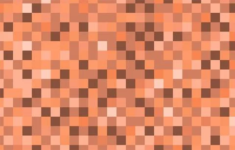 Censor blur effect texture isolated. Blurry pixel color censorship element, n Stock Illustration