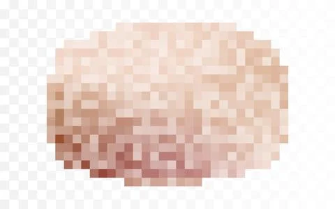 Censor pixel blur mosaic effect vector illustration. Censorship transparent Illustrazione stock