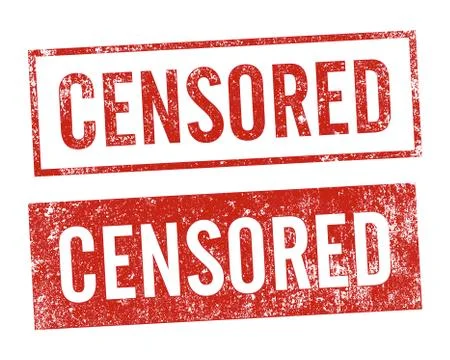 Censored Stock Illustration
