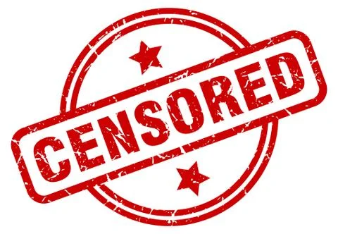 Censored Ilustración de archivo