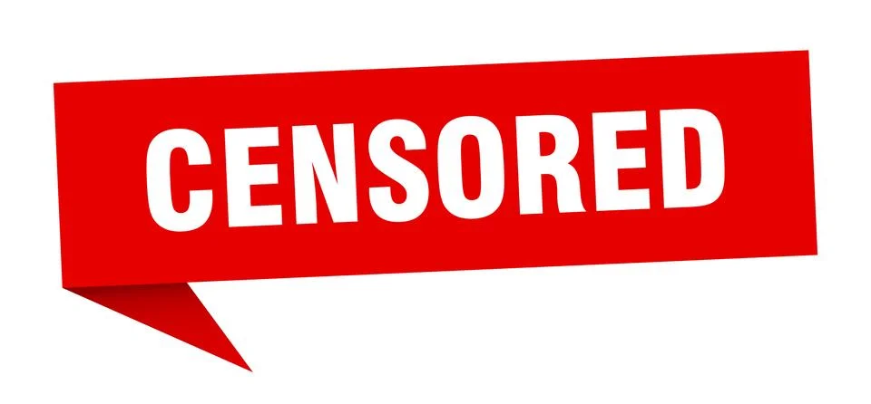 Censored Ilustración de archivo