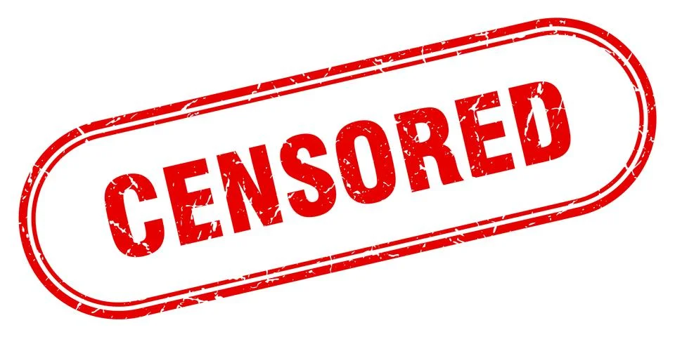 Censored Ilustración de archivo