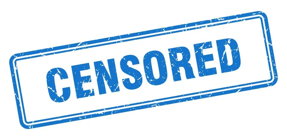 Censored Ilustración de archivo