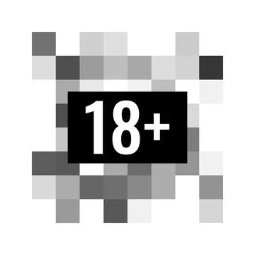 Censored pixel sign flat style design vector illustration concept. イラスト素材