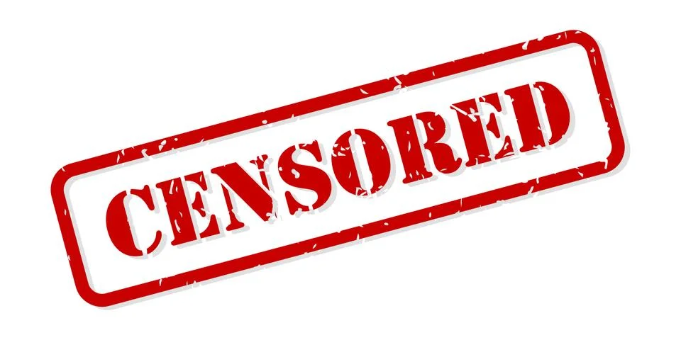 Censored Rubber Stamp Vector イラスト素材