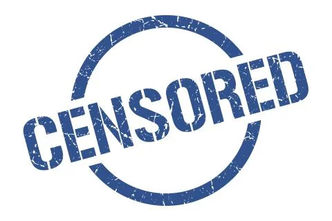 Censored stamp Ilustración de archivo