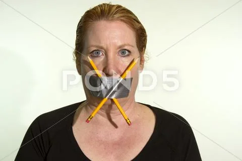 Censoring Free Speech, Free Press Stock Photos