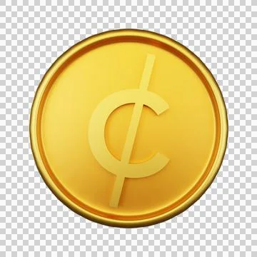 Cent currency Stock Illustration