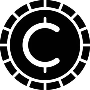 Cent or Centavo coin, monetary unit of many national currencies Stock Illustration