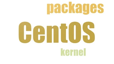 Cent Os Tag Cloud Animated Isolated Stock Footage 107224304