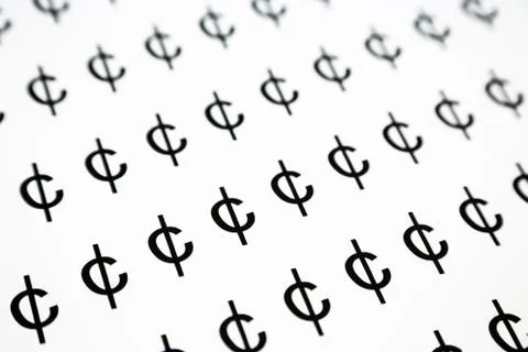 Cent sign Stock Photos