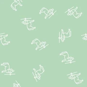 Centaur ancient greece line seamless pattern Ilustración de archivo