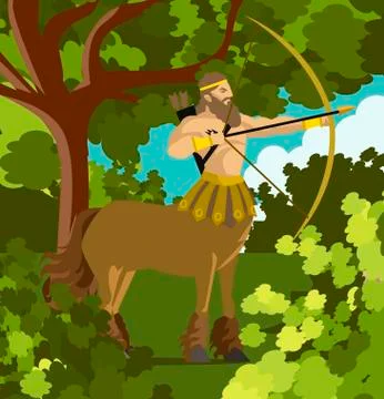Centaur archer 스톡 일러스트